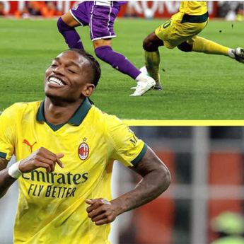 Dua Gol Rafael Leao Bawa AC Milan Kalahkan Fiorentina 2-1