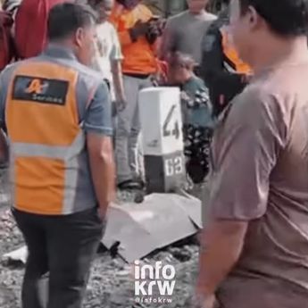 Ketabrak Kereta, Ojol Karawang Tewas di Tempat