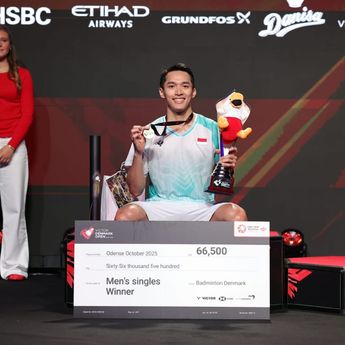 Jonatan Christie Juara Denmark Open 2025, Ini Kata Erick Thohir