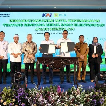 Kolaborasi PLN - KAI, Siap Elektrifikasi Jalur Kereta Indonesia