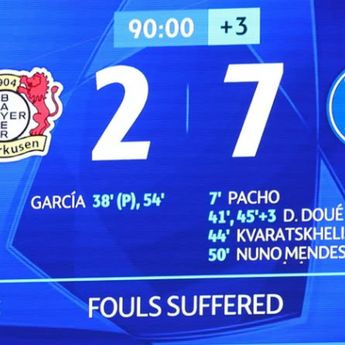 PSG Taklukkan Leverkusen 7-2 di Kandangnya