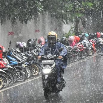 Jumat Sore Sampai Malam, Hujan Merata di Jakarta