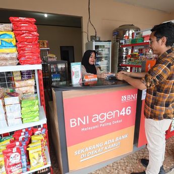 Transaksi BNI Agen46 Tumbuh 37,2%, Dorong Ekonomi Kerakyatan Lewat Program KDMP/KKMP