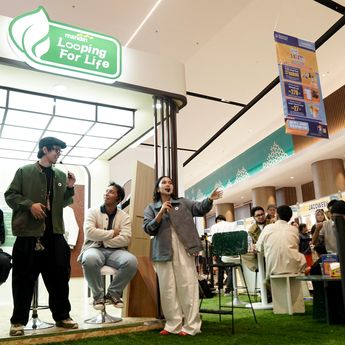 Sinergi Majukan Negeri, Bank Mandiri Semarakan Aksi Berkelanjutan Looping for Life di Livin’ Fest 2025