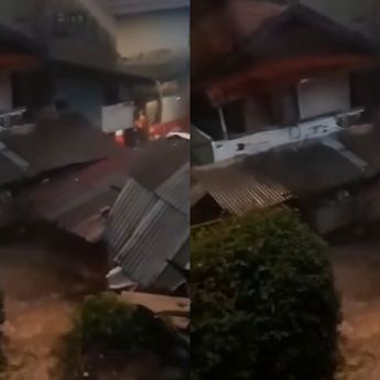 Hujan Deras Bikin Longsor di Bondongan Bogor