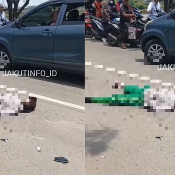 Pelajar Tewas Seketika Dihantam Truk Kontainer di Marunda