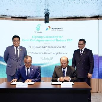 Pertamina Hulu Energi dan PETRONAS Sepakati FOA Kontrak Bagi Hasil Blok Bobara