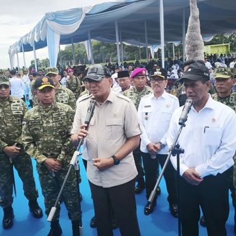 Panen Raya 60 Ton Kedelai Garuda Merah Putih, Menhan Tegaskan Komitmen Ketahanan Pangan