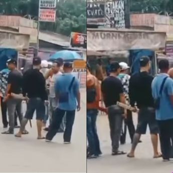 Bentrokan Ormas di Pasar Parung Bogor, Petugas Pasar Babak Belur hingga Sajam Bertebaran