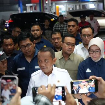 Menteri Bahlil Pastikan Kualitas Pertalite di Jawa Timur Sesuai Standar