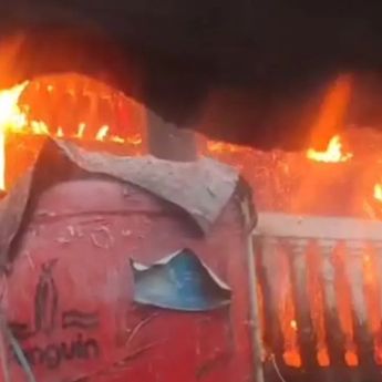 Kebakaran Hanguskan Rumah di Asrama Polri Kramat Jati