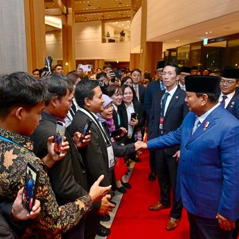 Hangatnya Sambutan Diaspora Indonesia untuk Prabowo di Gyeongju