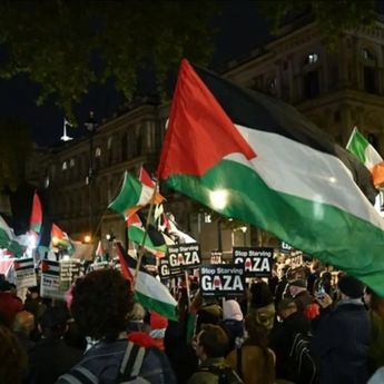 Ratusan Warga London Protes Pelanggaran Gencatan Senjata Israel di Gaza