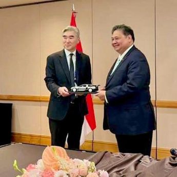 Bos Hyundai Bertemu Airlangga, Minat Garap Mobil Nasional Indonesia