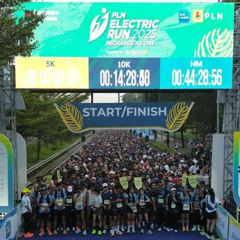 PLN Electric Run 2025 Sukses Digelar, Jadi Event Lari Nol Emisi Pertama di Indonesia