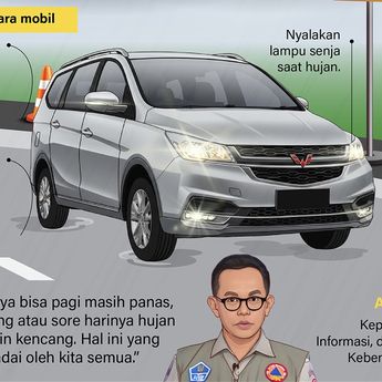 Infografik: Ini Tips Aman Berkendara Saat Cuaca Ekstrem