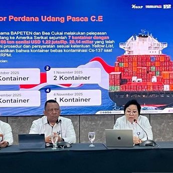 Akhirnya! Indonesia Kembali Ekspor Udang Rp20,4 Miliar ke AS Usai Kasus Cesium Cikande