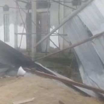 Masjid Nurul Hijrah di Konawe Utara Rusak Parah Dihantam Angin Kencang