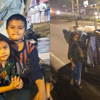 Kisah Haru Haikal, Bocah 10 Tahun yang Dibuang Ibunya Rela Jadi Pemulung Demi Sang Adik