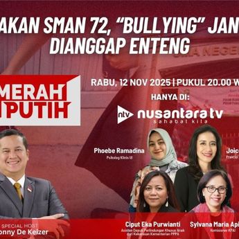 Ledakan SMAN 72, "Bullying" Jangan Dianggap Enteng