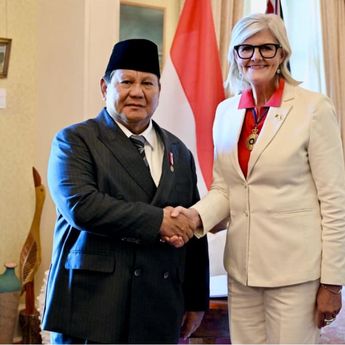 Gubernur Jenderal Australia Sam Mostyn Sambut Prabowo dengan Upacara Kenegaraan