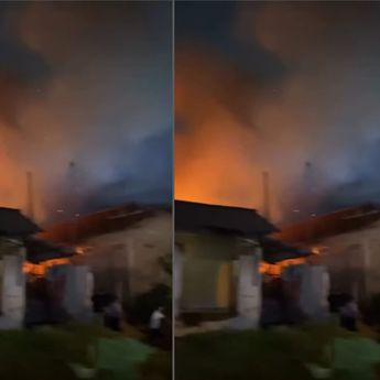 Rumah di Tambun Kebakaran Hebat