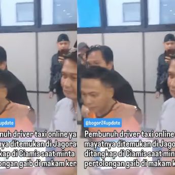 VIDEO Tampang Pembunuh Driver Taksi Online di Tol Jagorawi