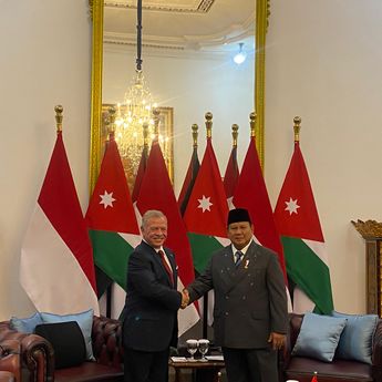 Raja Abdullah II ke Prabowo: Saya Bangga dan Merasa Terhomat Bertemu Sahabat Lama Saya