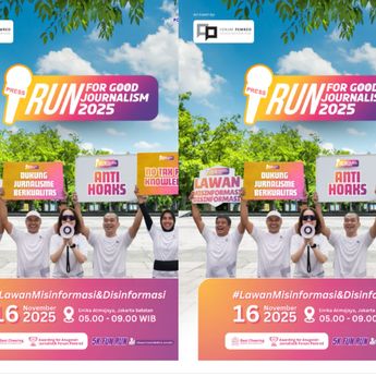 Lewat Fun Run Forum Pemred Gaungkan Good Journalism