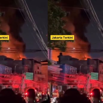 Kebakaran Hebat Hantam Ruko di Bendungan Hilir