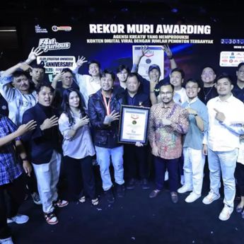 Flux Creative Universe Raih Rekor MURI Sebagai Agensi Pembuat Konten Total Views Terbanyak dI RI 