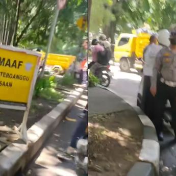 Viral! Pemotor Cerdik Hindari Razia Gabungan dengan Pura-pura Bertanya Alamat