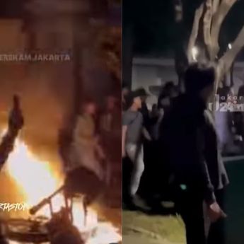 Bentrok Antar Anak Motor di Jaksel, Pengendara Dikeroyok dan Yamaha RX King Dibakar