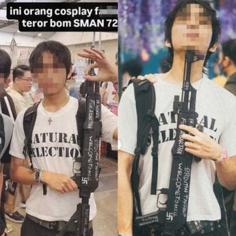 Cosplayer di Comifuro 21 Tuai Kecaman Usai Tiru Pelaku Teror SMAN 72 Jakarta