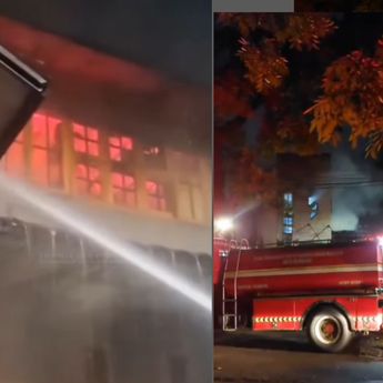 VIDEO: Kebakaran Mengerikan Hantam Bangunan 2 Lantai di Tamansari Bandung