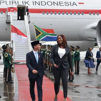 Tiba di Johannesburg, Wapres Gibran Disambut Menteri Energi Afrika Selatan dan Tarian Pantsula