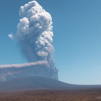 Gunung di Ethiopia Meletus Setelah 10.000 Tahun Tidak Aktif, Abu Terbang hingga Oman dan Yaman