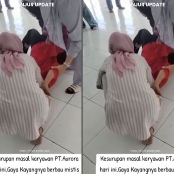 VIDEO: Puluhan Karyawan Pabrik PT Aurora Kesurupan Massal