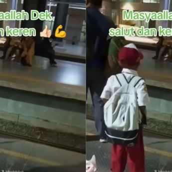 Viral Kisah Bocah SD di Tangerang Naik KRL Sendirian ke Jakarta Timur Setiap Pagi