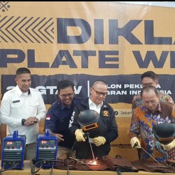 Menteri Mukhtarudin Buka Pelatihan Plate Welder 3G GTAW: 200 Calon Pekerja Migran Siap Isi Pasar Kerja Eropa dan Asia
