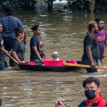 Pengungsi Banjir Malaysia Melonjak Jadi 21.000 Orang