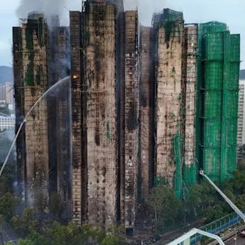 3 Karyawan Perusahaan Konstruksi Ditangkap Terkait Kebakaran Hebat di Hong Kong