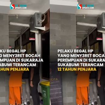 VIDEO: Pelaku Begal Ponsel Gadis di Sukabumi Terancam Hukuman 12 Tahun Penjara