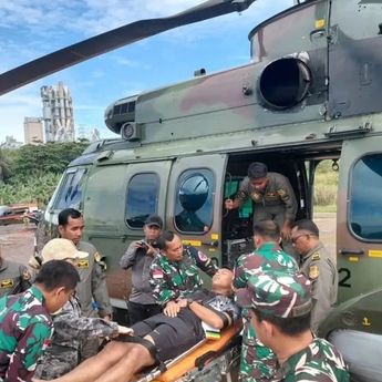 TNI Kerahkan 7 Helikopter untuk Distribusi Logistik Korban Banjir