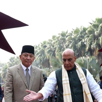 Menhan RI dan India Bahas Penguatan Kerja Sama Pertahanan