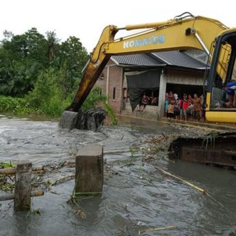 Mitigasi Bencana, Pemerintah Normalisasi 2 Sungai di Sumut