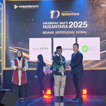 Inisiatif Zakat Indonesia Raih Anugerah Bhakti Nusantara 2025 untuk Kategori Kepedulian Sosial