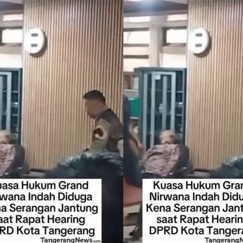 VIDEO: Kuasa hukum PT Grand Nirwana Indah Terkena Serangan Jantung saat Rapat Komisi I DPRD Kota Tangerang