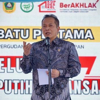 Menkop Ferry Resmikan Groundbreaking Pembangunan KKMP Pakansari, Siap Jadi Model Koperasi Kelurahan Modern Nasional