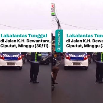 Pemotor Kritis Usai Kecelakaan Maut di Ciputat Siang Ini